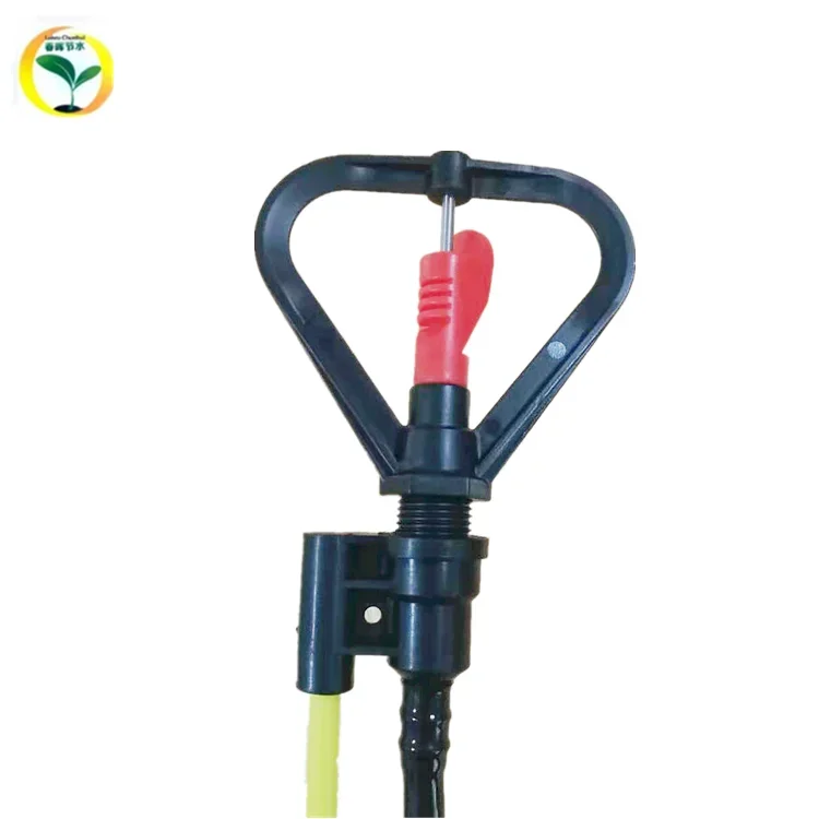 360 degree automatic rotating butterfly nozzle plastic garden lawn irrigation nozzle green agricultural  irrigation sprinkler