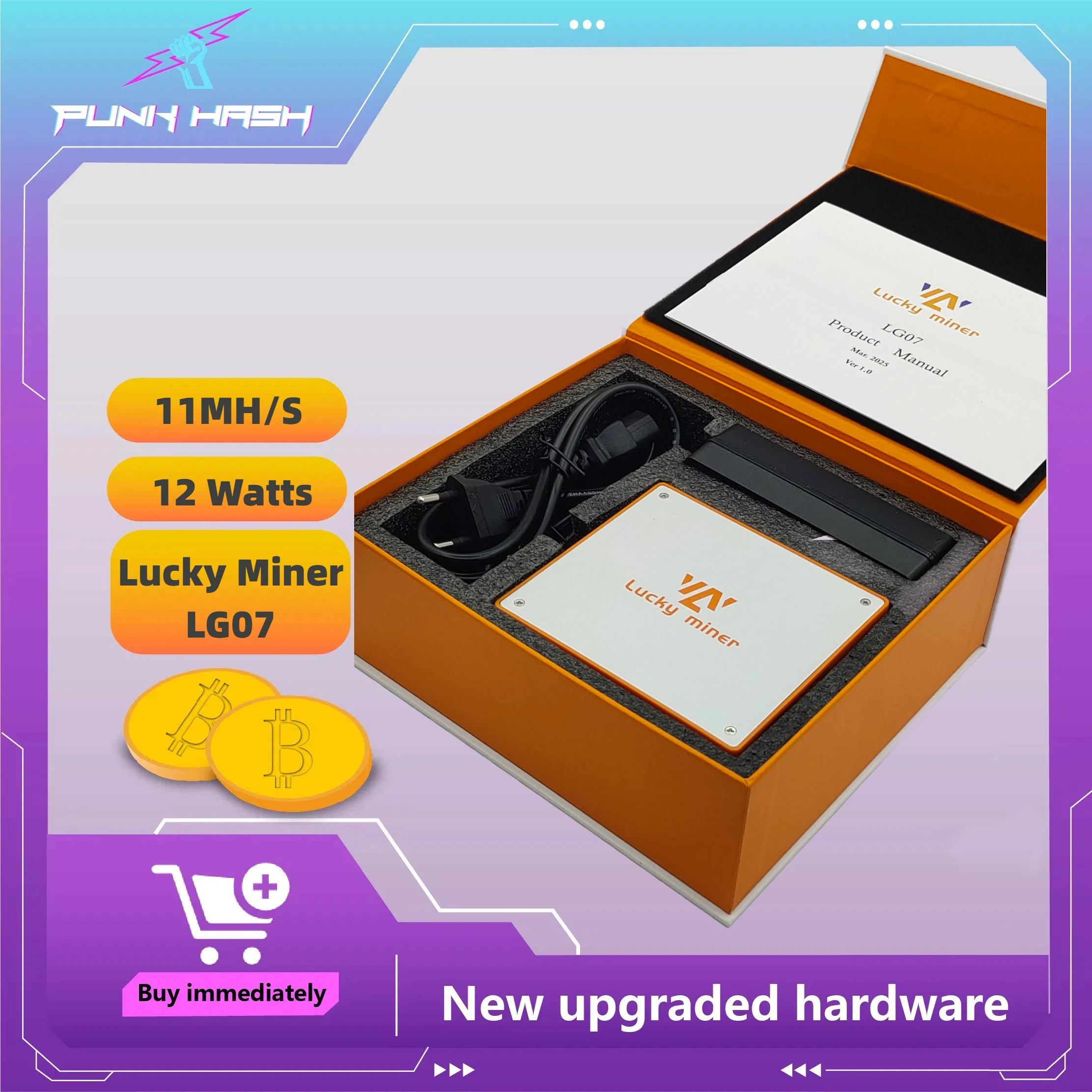 

Lucky Miner LG07 11MH/s 12W Mining Dogecoin LuckyMiner LG07 Dogecoin Miner