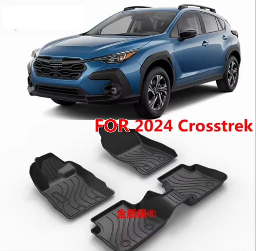 Use for 2024 Subaru Crosstrek car carpet Crosstrek car floor mat Full Set Trim to Fit For Subaru Crosstrek waterproof floor mat