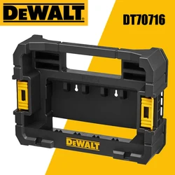 DEWALT DT70716 BOX COMPATIBLE WITH TSTAK SYSTEM Caddy Case Connectable INTEGRATED TRANSPORT HANDLE Black/Yellow Tool Box