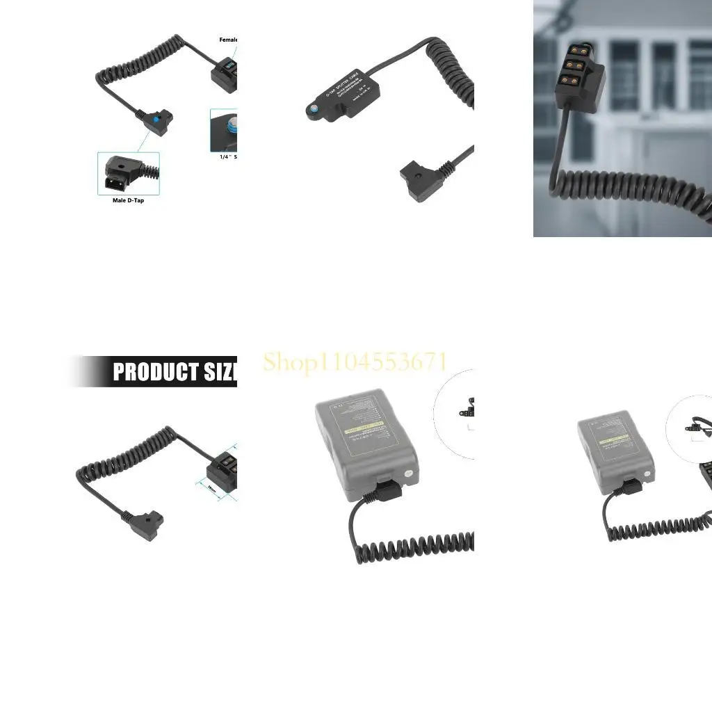 

Best Seller Flexible Braided Camera Power Cable Supporting Multiple Devices Equipped With Voltages Display Function