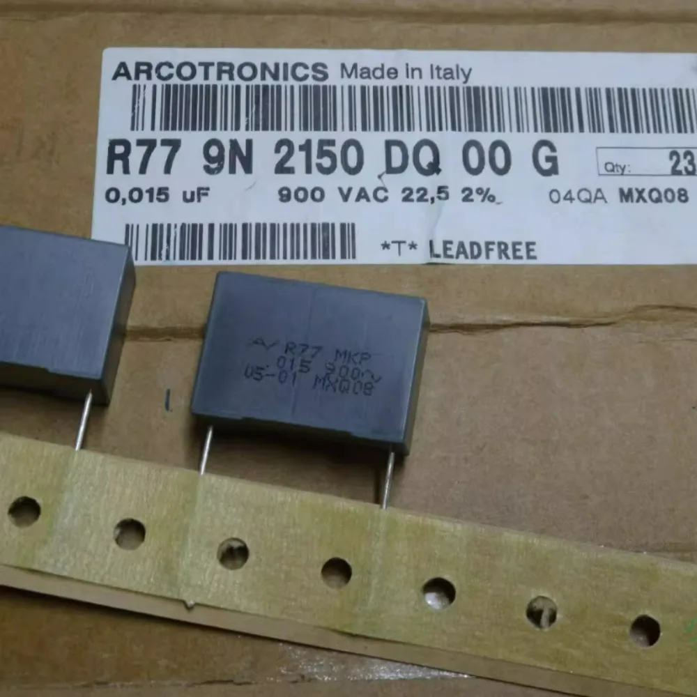 

5pcs/lot AV R77 0.015uf/900VAC 15nF 153 Brand New 22.5mm Film Capacitor (High Precision: 2%) R779N2150DQ00G