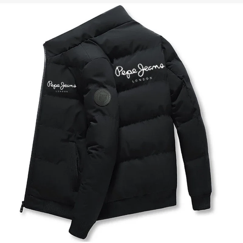 Men's winter jacket, warm, thick, waterproof, windproof outdoor jacket, suitable for cold weather, casual and comfortable