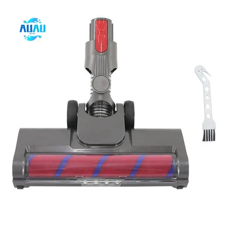 

AUAU-вакуумные насадки для Dyson V8 V7 V10 V11 с гибкими большими роликами, мягкая роликовая сменная головка щетки со светодиодной подсветкой