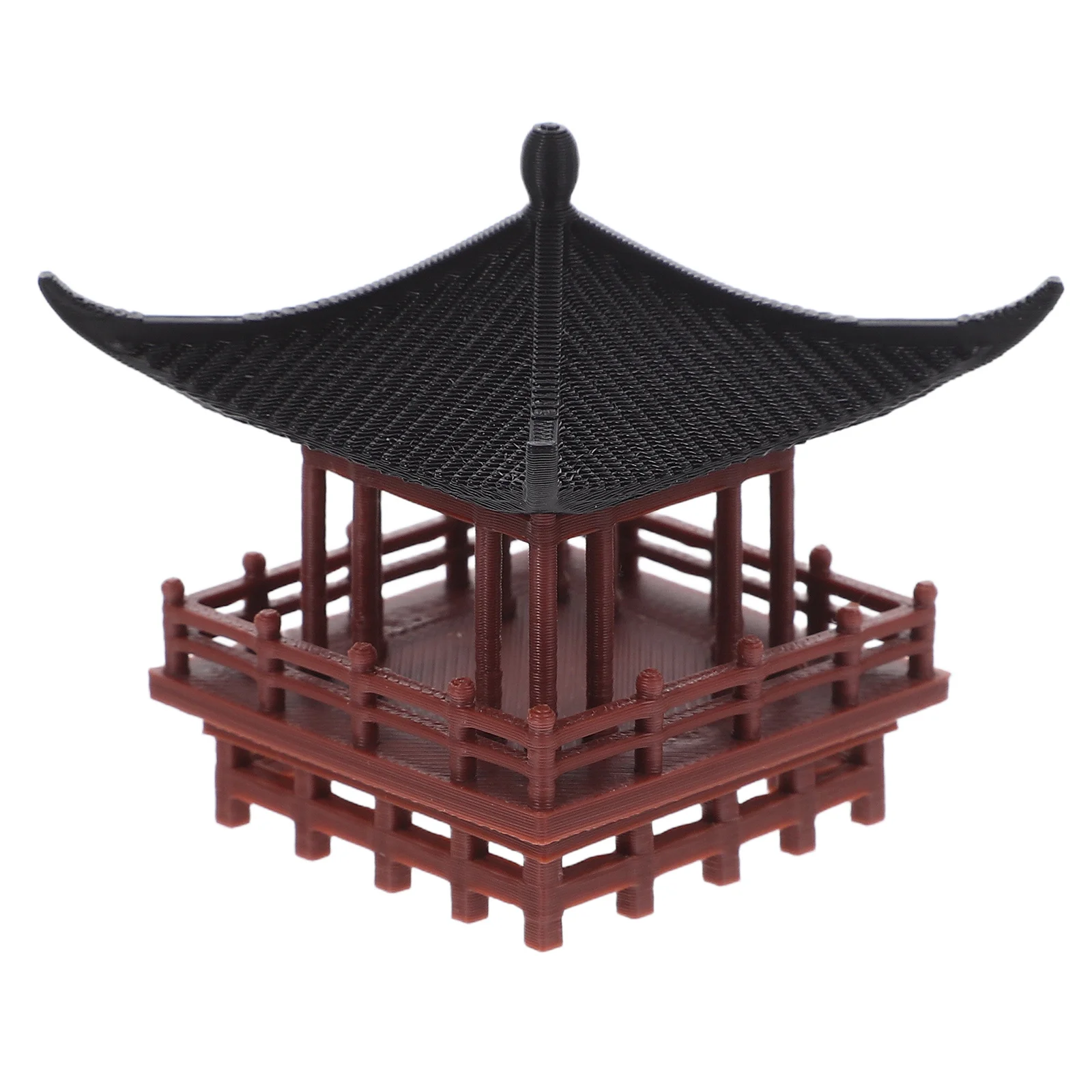 1 قطعة جناح نمط صيني عتيق تمثال معبد حديقة صغيرة حلية ل زن بونساي حوض السمك ديكور مايكرو أكشاك المشهد