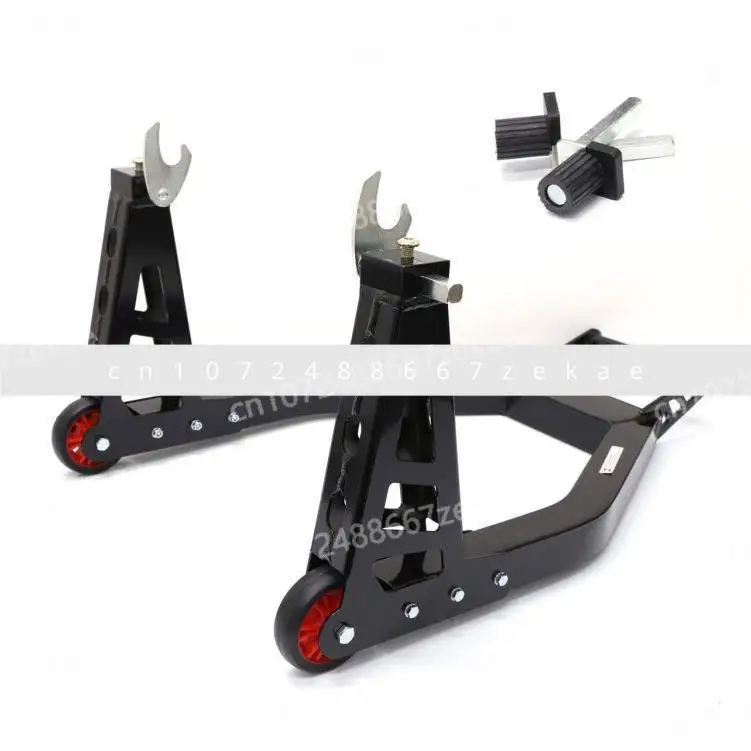 

450kg for Motorcycle Tire Repairing Tool Alloy Motorcycle Front / Rear Wheel Lift Stand Load-bearing
