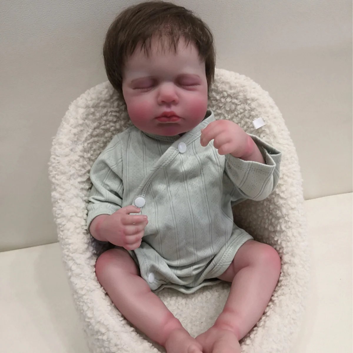 

Кукла JOYORA 49 см, готовая кукла-реборн, реалистичная кукла-младенец, высококачественная мягкая виниловая художественная кукла с 3D-эффектом кожи и видимыми венами, милый подарок на день рождения