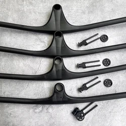 MTB Intergrated Stem handlebar The Unit 55 66 77 88 UD Carbon Fiber matte MTB XC INTEGRATED COCKPIT Bike HandleBars
