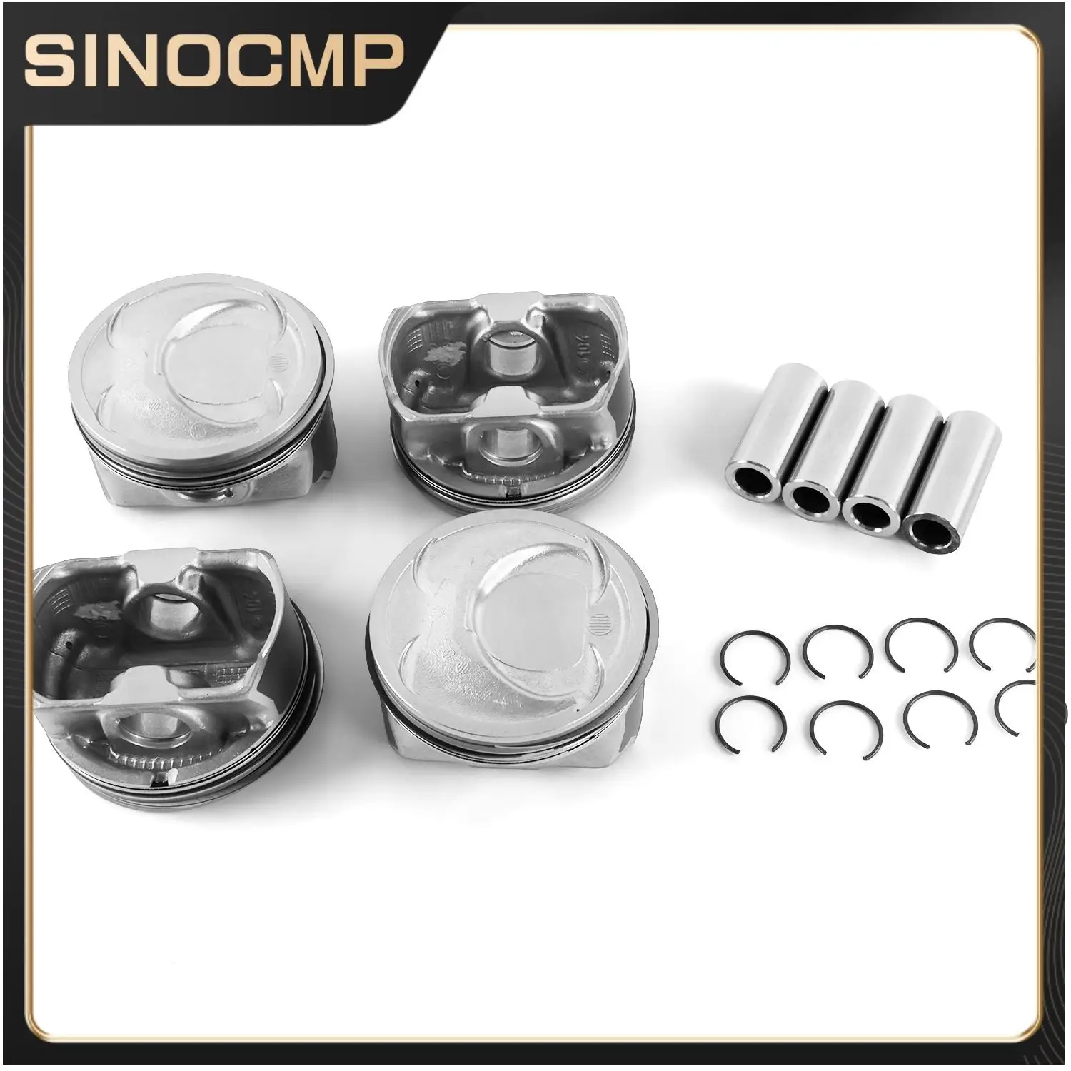 

Engine Piston Set23040-2G500 23410-2G500For 2011-13 Hyundai Sonata Kia Sorento Optima 2.4L Engine Overhaul Rebuild Kit Brand New
