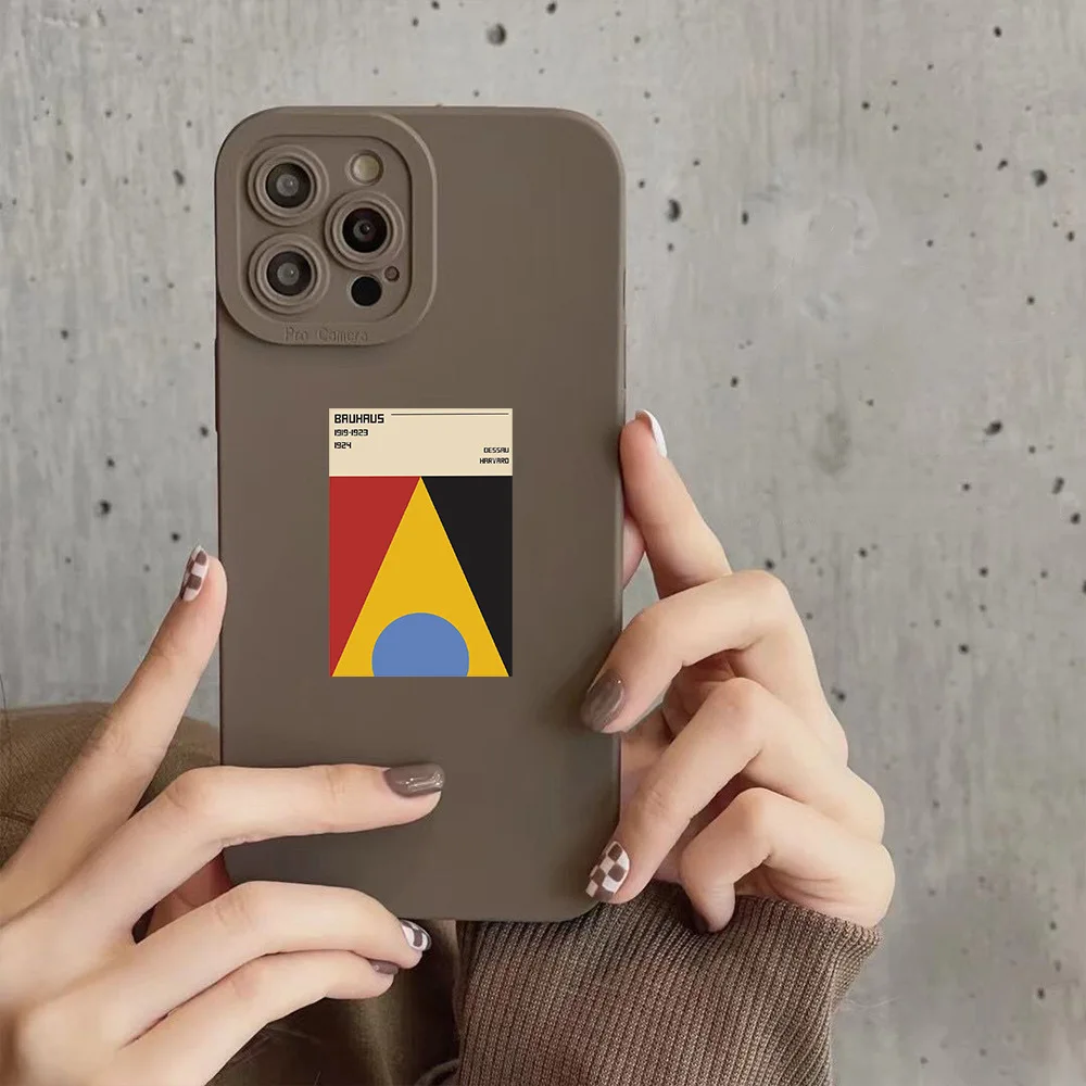 10/40PCS 바우하우스 포스터 아트 만화 스티커 DIY 노트북 수하물 스케이트 보드 낙서 데칼 아이 장난감 선물을위한 재미