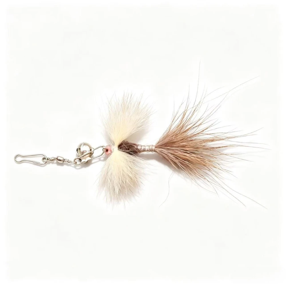 2/4PCS Exquisite Artificial Insects Dragonfly Toy Teaser Stick for Changing Heads Feather Pet Toys Wand Accessories