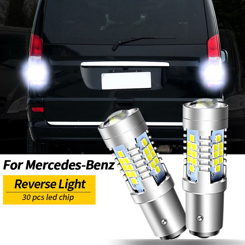 2x LED Reverse Light P21W BA15S Canbus For Mercedes Benz Viano W639 Vito W638 W639 Citan W415 Sprinter B905 B906 B907 B910 B909