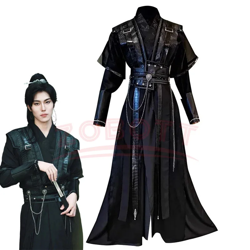 

Anime He Xuan Cosplay Costume Tian Guan Ci Fu Chang Geng Mo Ran Cosplay Costume Black Hanfu Women Men Mo Dao Zu Shi