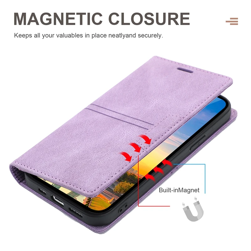 Card Holder Flip Covers for OPPO A53S A74 A92 A93 A94 A15S Strong Magnetic Leather Wallet Case for Reno 4 Lite Reno 5 Lite