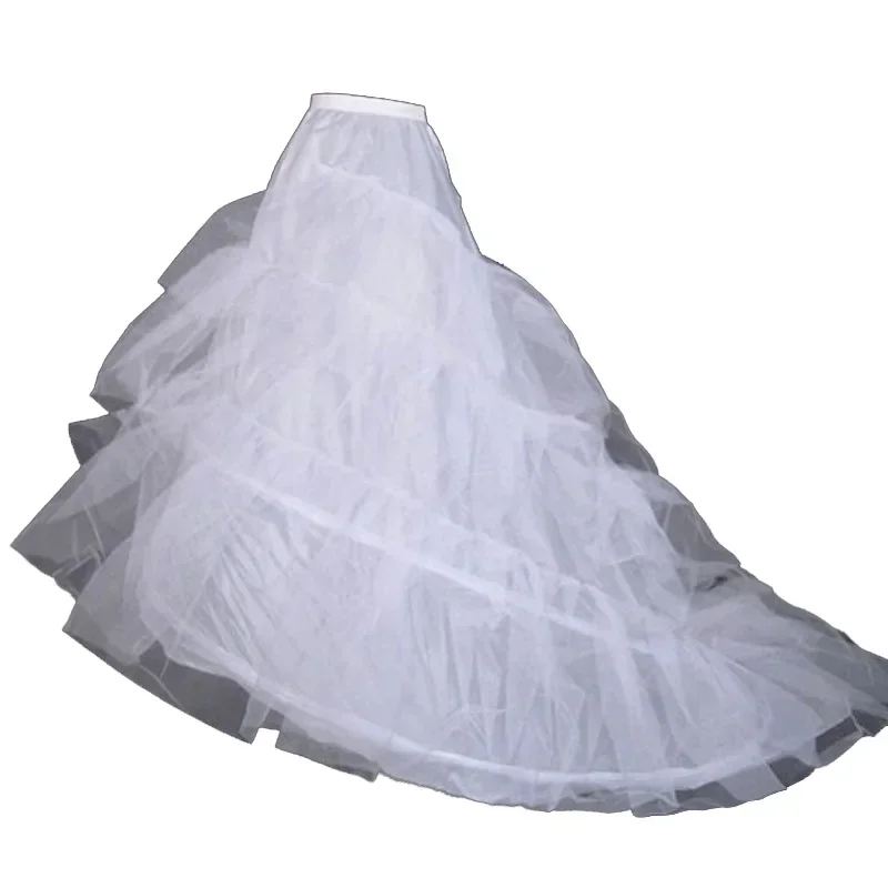 

Underskirt Bridal for Wedding Dress Large Saree Petticoat Fabric 2 Hoops Skirt with Inner Lining Crinoline