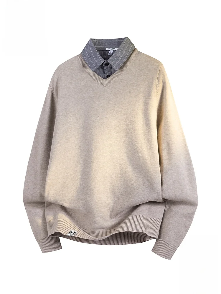 

Свитер PaulFrank с воротником-стойкой, вязаный, повседневный, свободного кроя, осенний, модный, с дизайном обезьяны с большим ртом, с длинными рукавами, термотоп