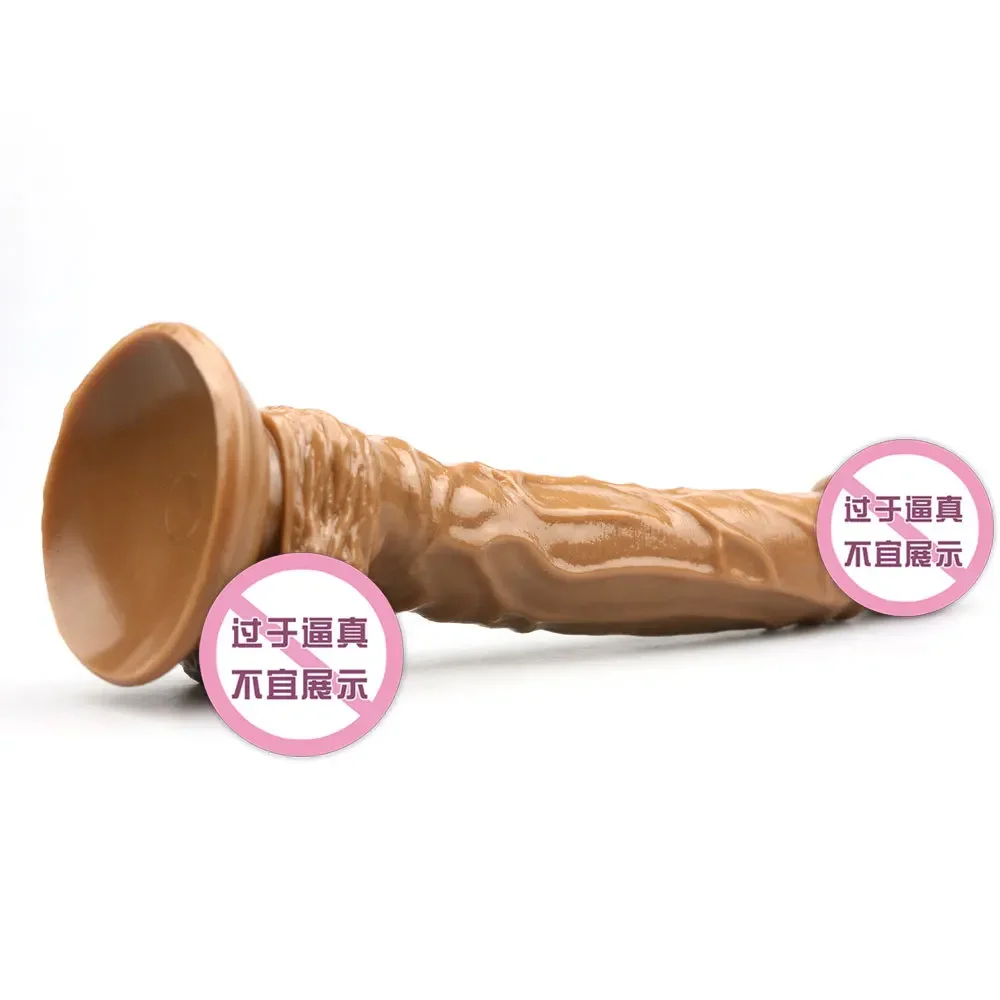 Female Realistic dildo Penis Large Suction Cup Masturbation Appliance Female Masturbator Phallus Adult Sex Toy Products