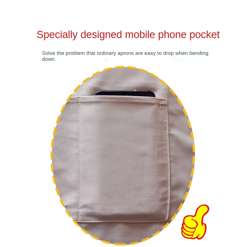 جديد بولي كلوريد الفينيل المئزر مقاوم للماء أكمام مسمار الفن مقهى عمال Oilproof يمكن مسح الأيدي فندق مطعم الشيف الشواء المئزر #3