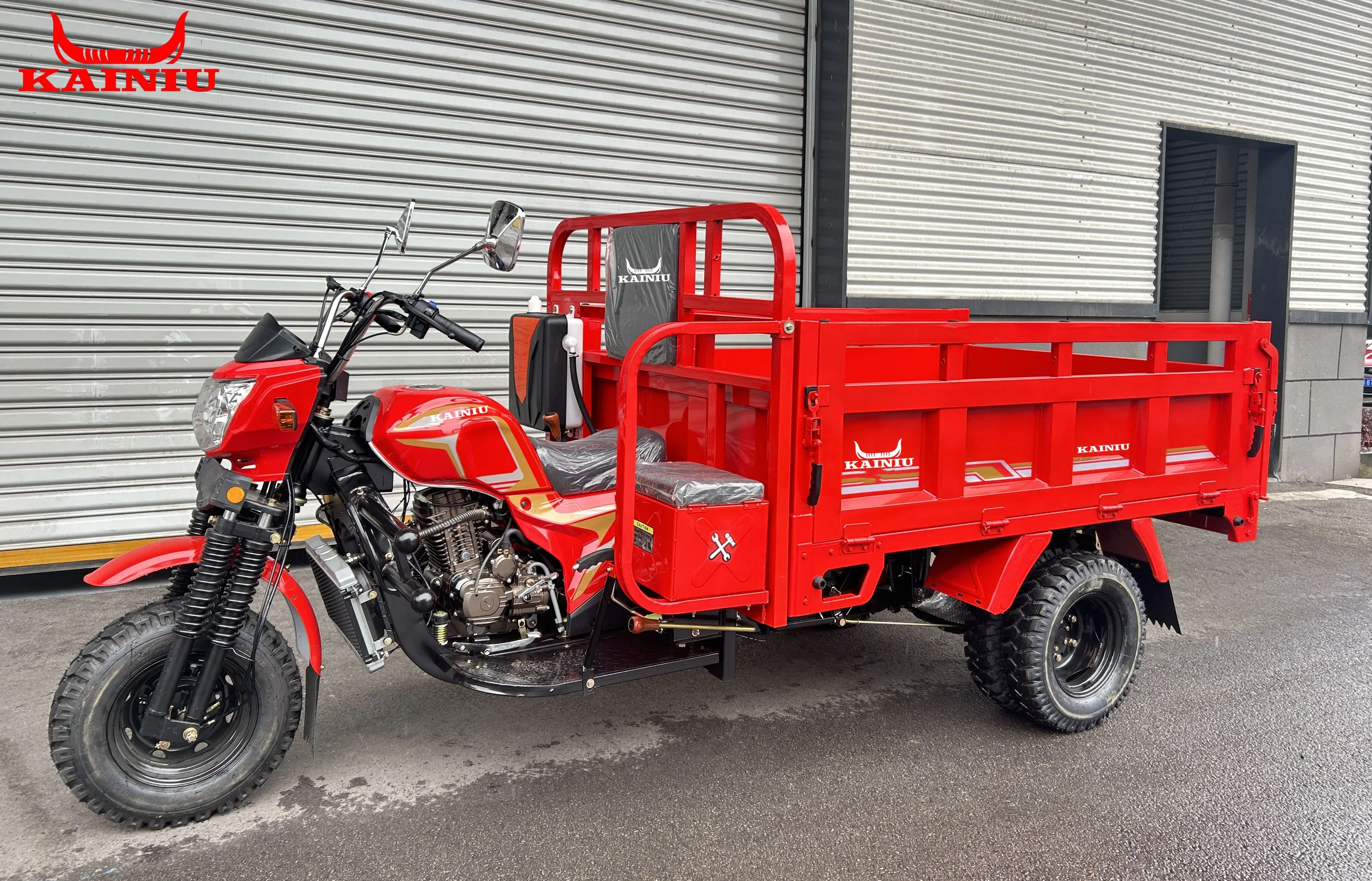 بيع المصنع مباشرة تصميم مخصص 3 عجلة دراجة نارية البضائع KAINIU Q3 ترقية 250CC مع البقشيش الثقيلة دراجة ثلاثية العجلات البنزين #3