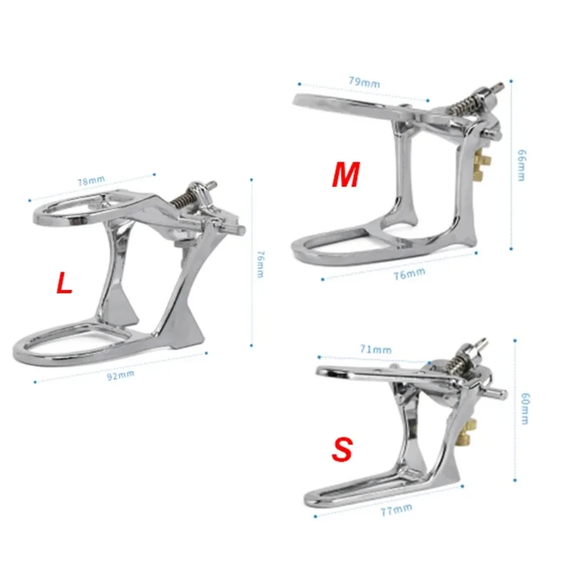 Articulateur de laboratoire dentaire général, taille de morsure, cadre en alliage de zinc, mâchoire réglable, équipement dentaire, allumer es-outils de réparation, 3