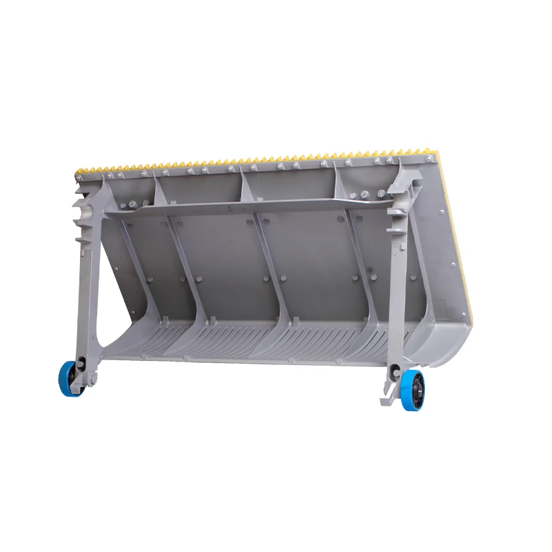 Original Escalator Step Spare Part Step 1000MM Aluminum with Yellow demarcation strip  for supermarket