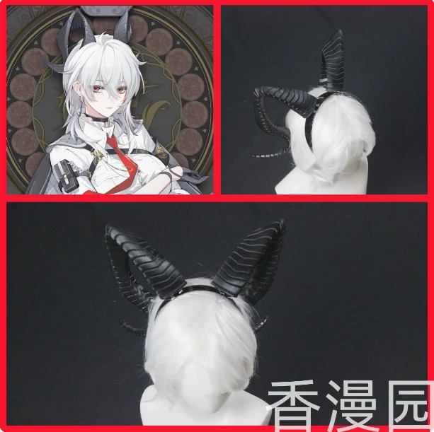 

Anime Wuthering Waves Rinascita Zani Prop Horn Corner Hairpin Accessories Headwear Halloween Cosplay Game Props Mascot Accessory