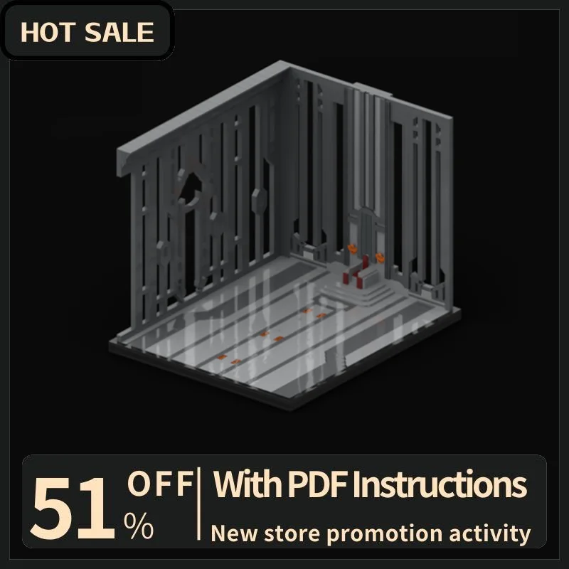 

New 1506Pcs Famous Star Battle Movie Moc Throne Room Model Building Blocks Diy Creative Ideas Kids Toys Birthday Gifts