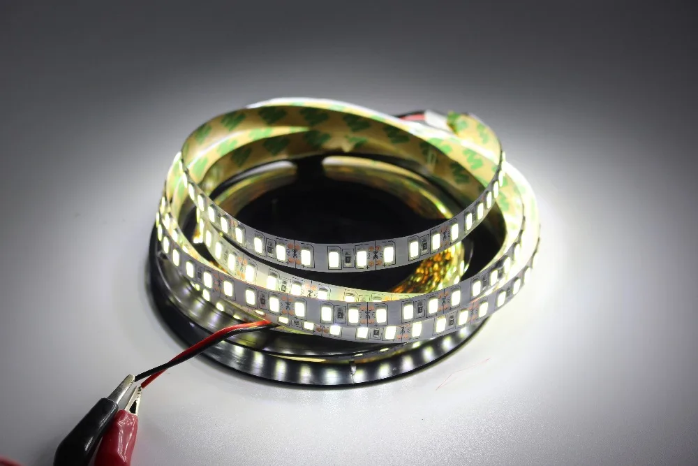 120leds/m 1m/2m/3m/4m/5m tira conduzida smd 5730 luz conduzida flexível da fita smd 5630 branco não impermeável/branco morno dc12v