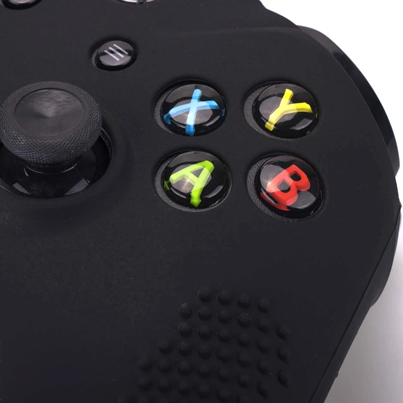 غطاء حماية من السيليكون الأفضل مرصع لجهاز Microsoft One X & One S Controller X 1 مع مقابض إبهام احترافية 8 قطع