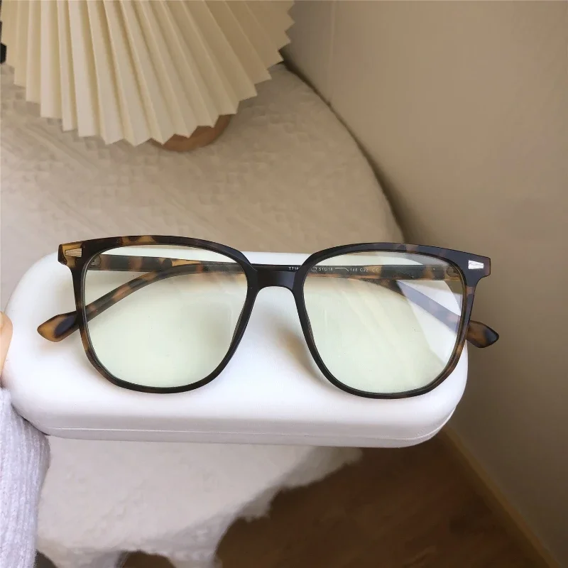 Acetate Big Face Eyeglass Frame Men Myopia Reading Office Eyewear Square Handmade High Quality Women Myopia Reading Glasses Thin