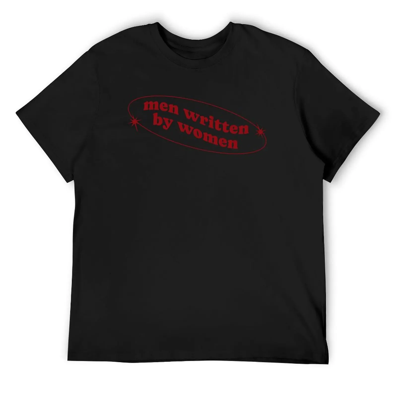 

men written by women, red T-Shirt cute clothes plus size clothes plain fitted t shirts for men