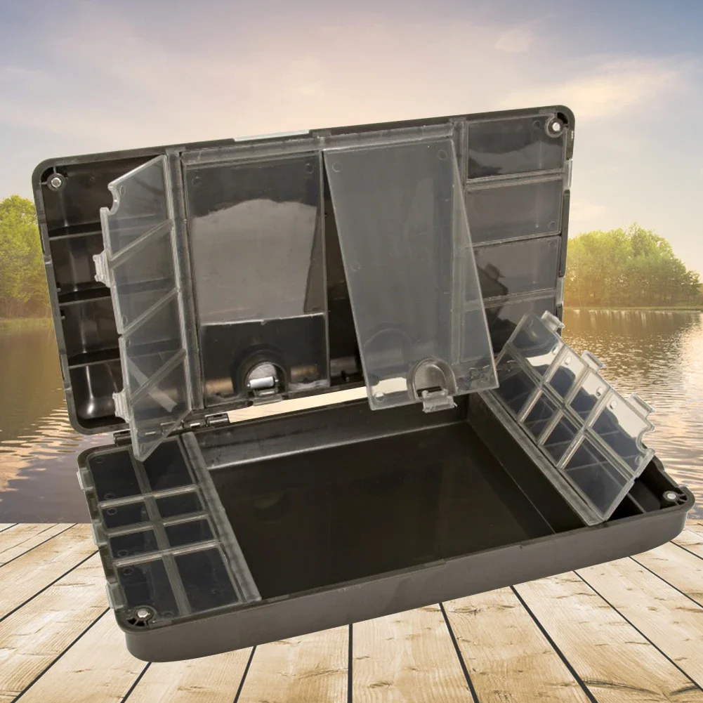 

Carp Fishing Organizer Box Portable Fishing Tackle Organizer 27 Grid Compartments Fishing Gear Accessories