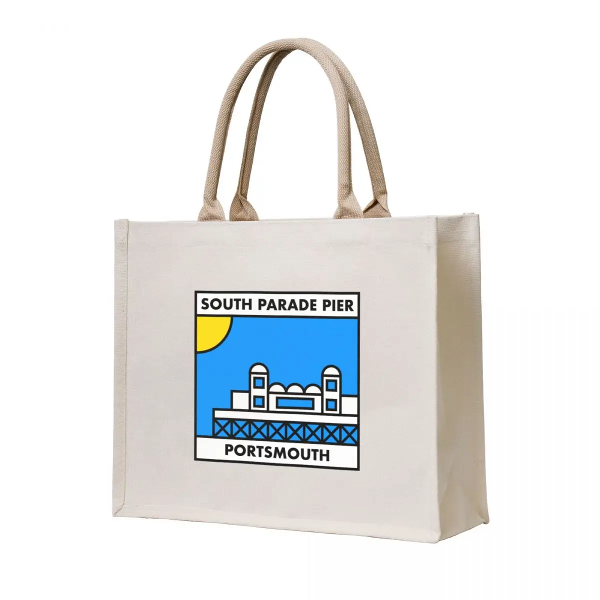 

South Parade Pier - Portsmouth Tote Bag Handbags women university shopper bag shopping bags foldable