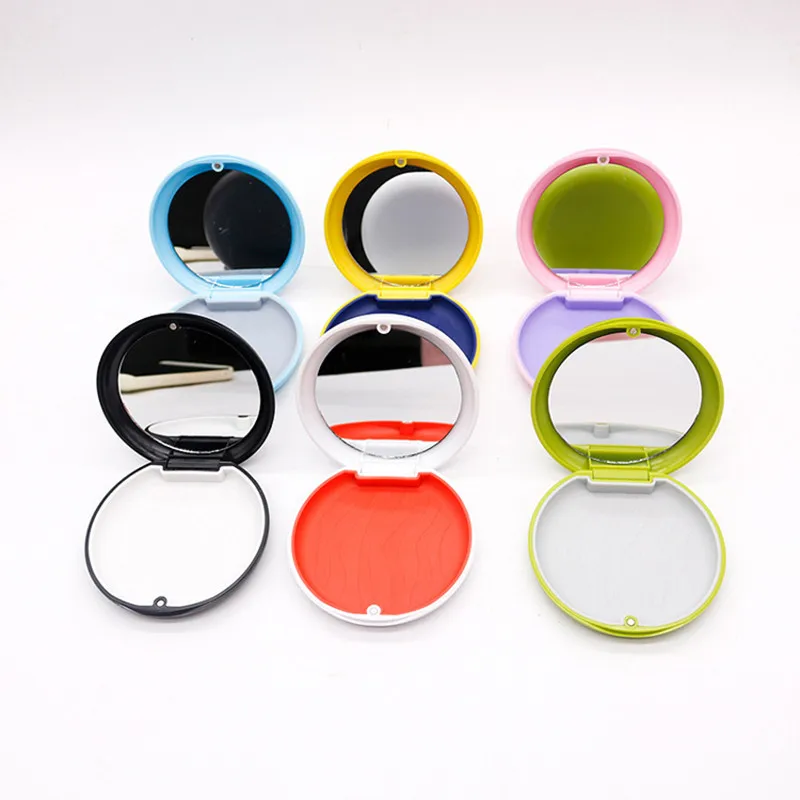 1 шт., случайный цвет, каппа с зеркалом, портативный тонкий дорожный милый ортодонтический фиксатор, совместимый с Invisalign