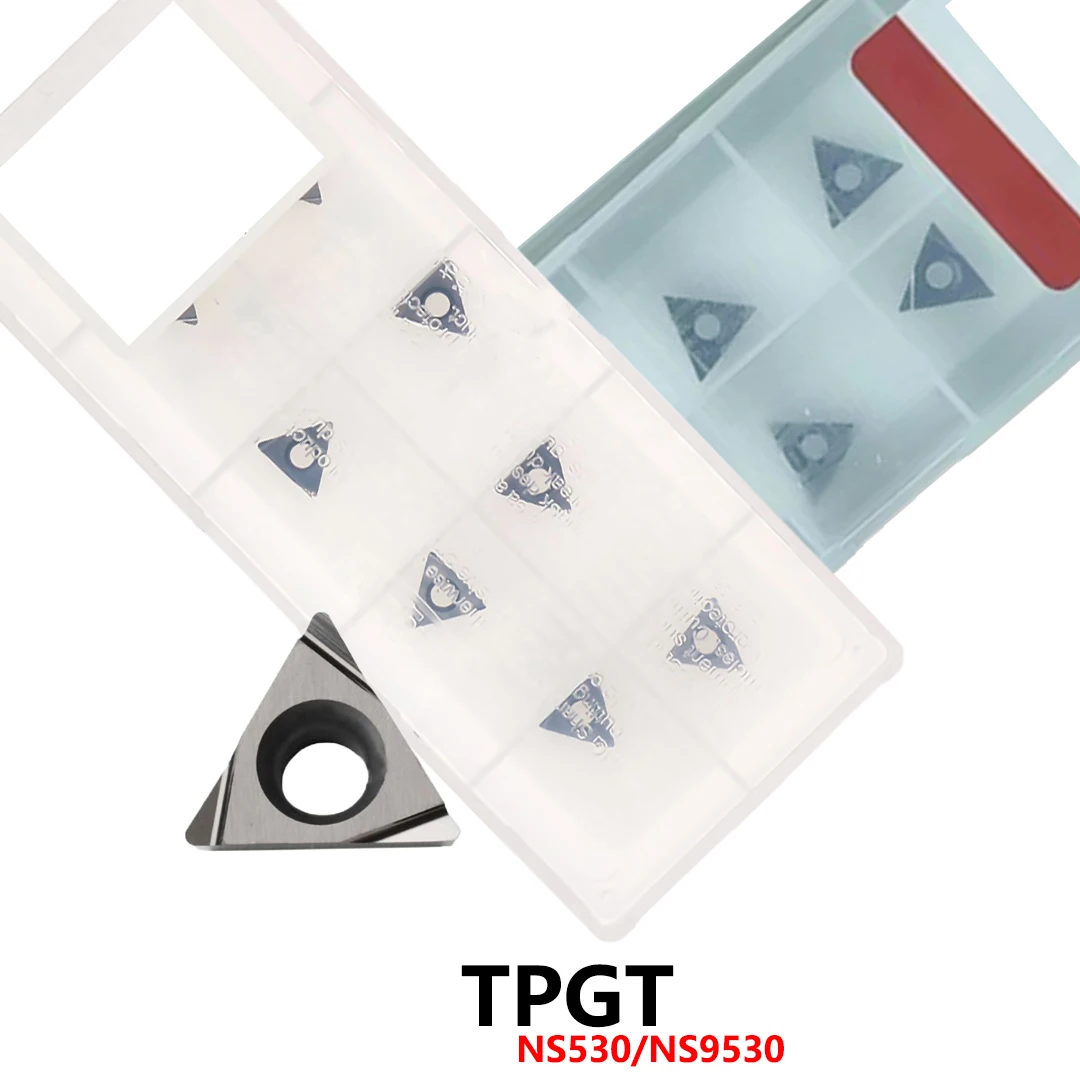 

Original TPGT TPGT080202 L TPGT080204L TPGT110304L TPGT110204L TPGT16T304L W08 W15 NS530 NS9530 Carbide Inserts CNC Tools Blades