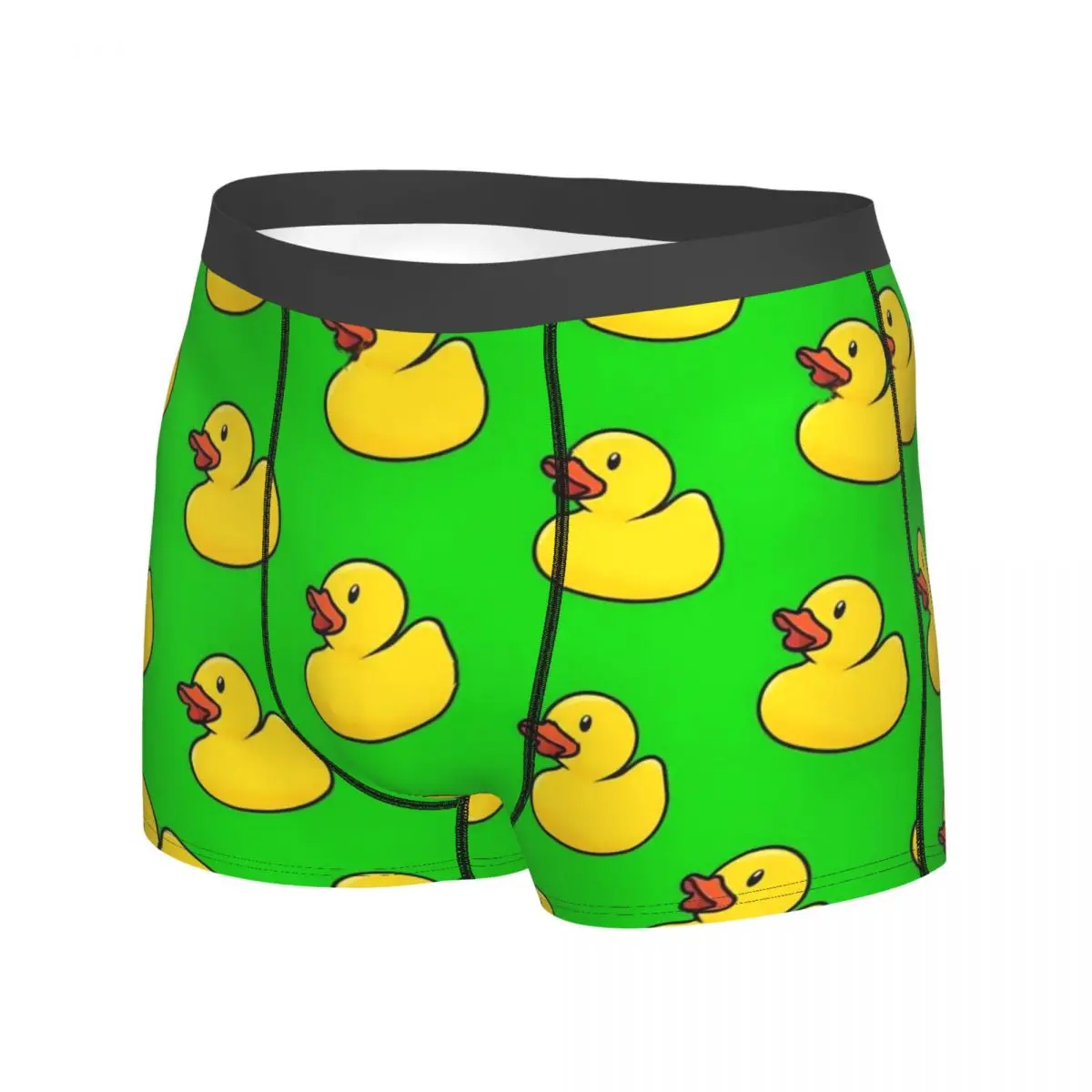 Rubber Ducks Underwear Cute Animal Men Boxer Brief Classic Trunk Trenky Custom Plus Size Underpants