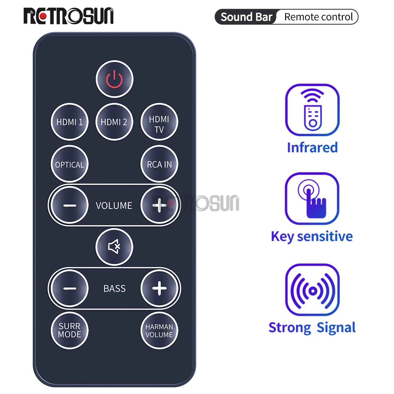 

New Remote Control for Harman Kardon SB 26 SB26 060HSB26RM0 06-0HSB26-RM0 Sound Bar