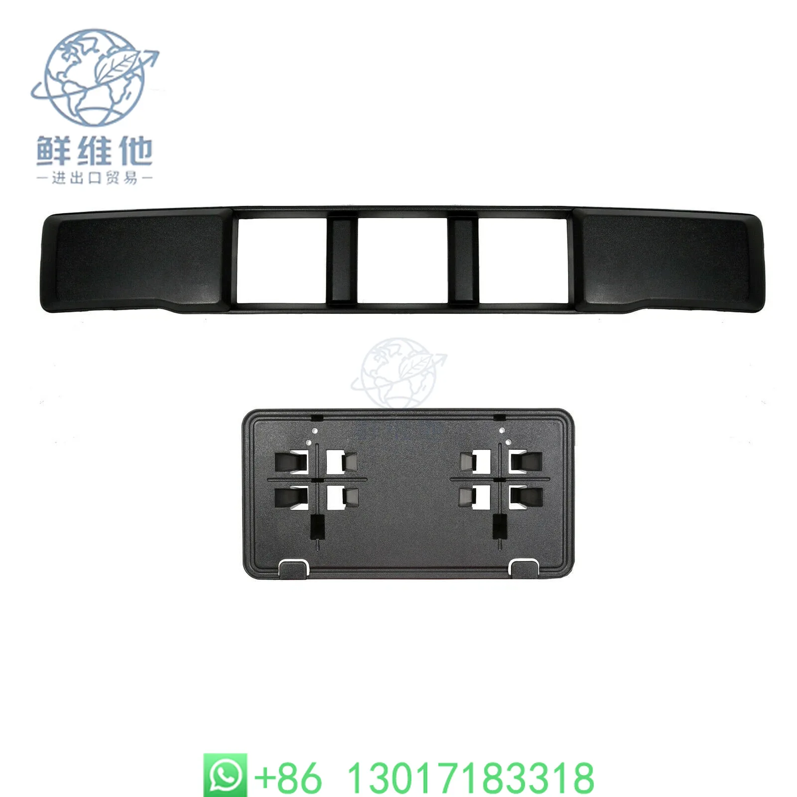 

License Plate Mounting Bracket Lower Grille Trim Fit 2015 2016 2017 F150 Sturdy Car Exterior Accessory
