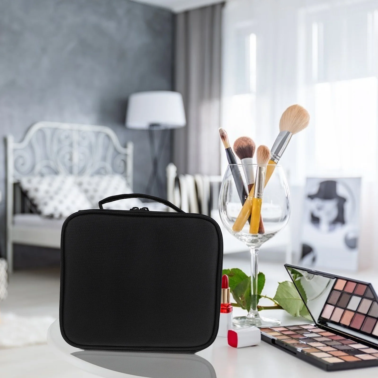 1 шт., ручная портативная дорожная косметичка, большая вместительная сумка для хранения кистей, органайзер для инструментов