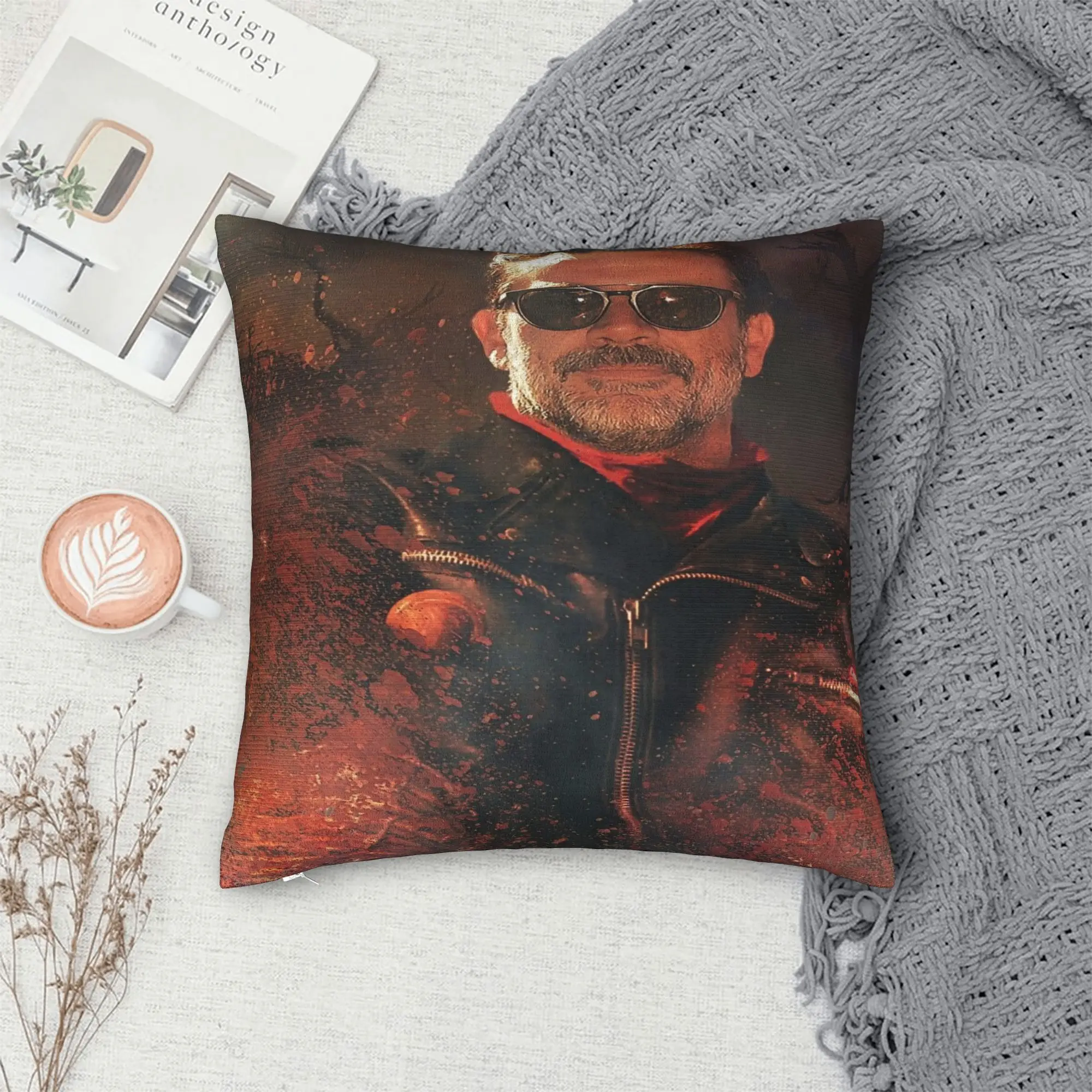 Pillow Cover Negan Smith  Vintage Pillow Case For Living Room Bed Chair Pillowcases