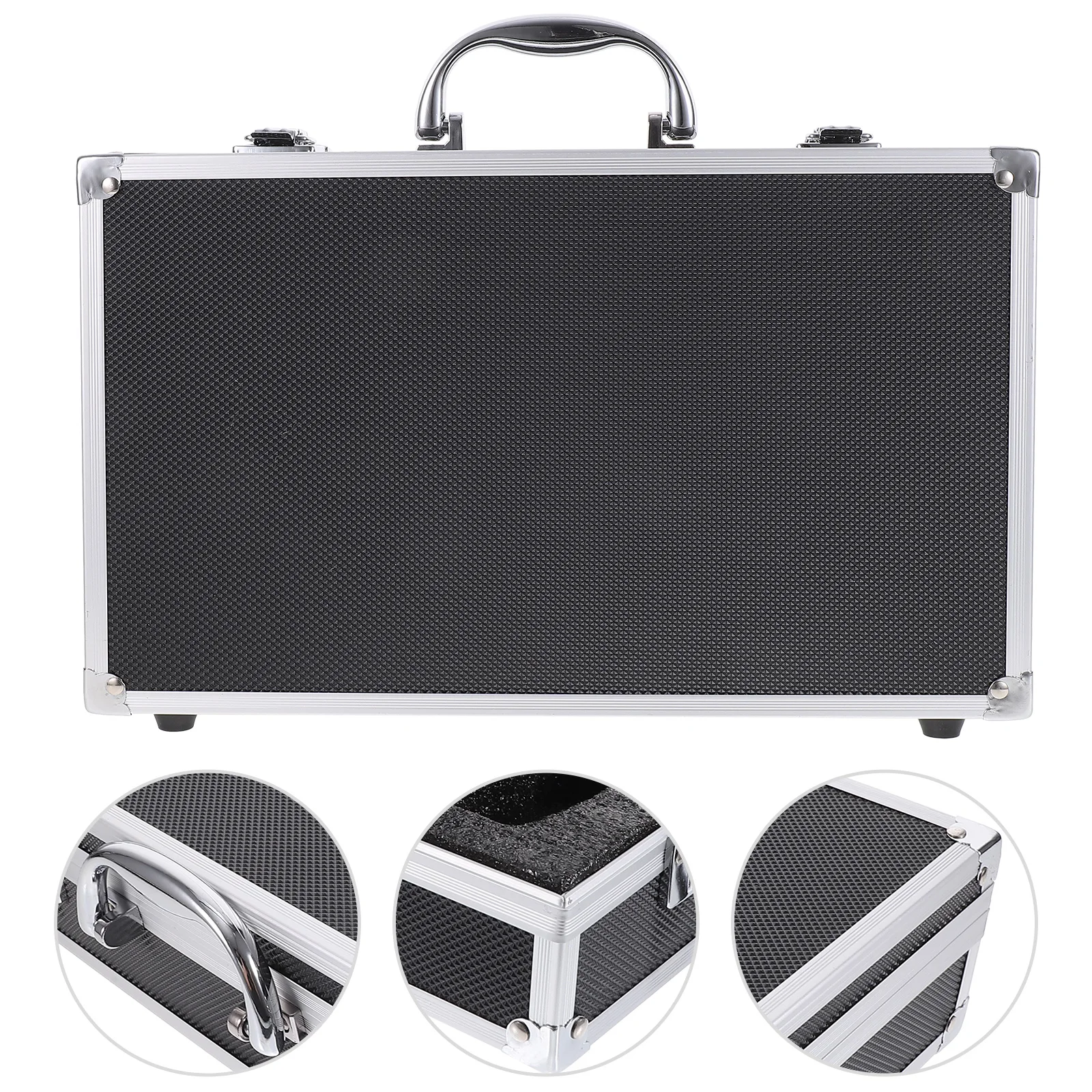 

Sturdy Protective Microphone Storage Box For Handheld Microphones Lightweight Durable Organizer Suitable For Studio
