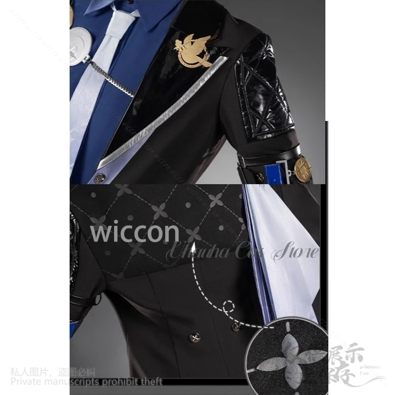 أنيمي لعبة Zenless منطقة صفر تأثيري هوغو زي وسيم مصاص دماء موحدة معطف الدعائم الباروكات جيراي كي رجل امرأة بنات كوسبف