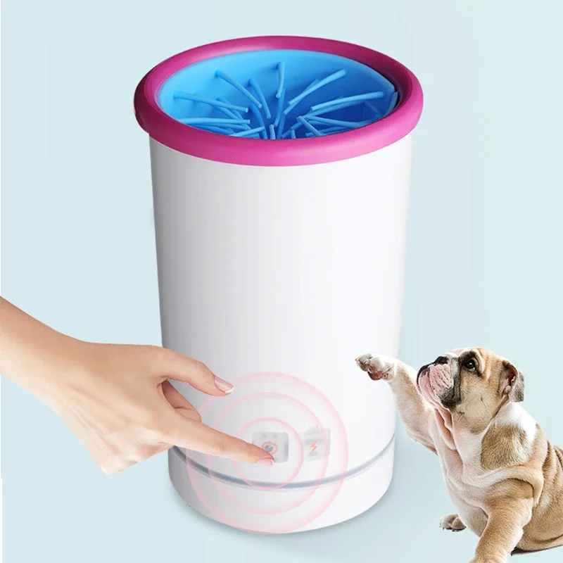 

Essential Fast, Quiet, Efficient Portable USB Charging Paw Cleaner for Dogs and Cats - Automatic 3.7V 4W Foot Washer Ensures Cle