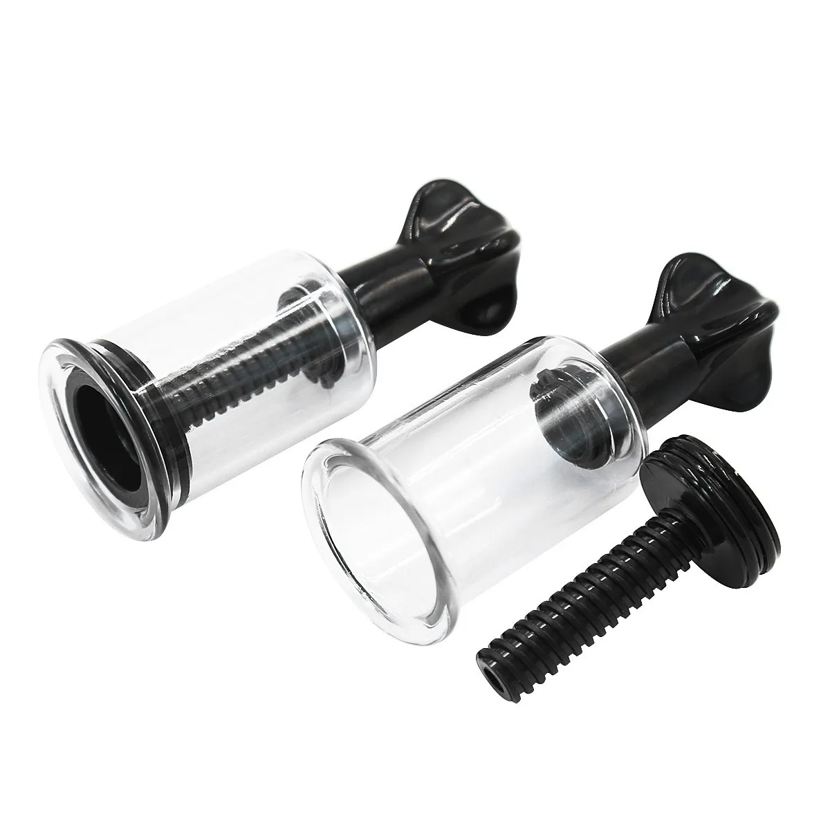 Black Sucker Enlarger Nipple Clamps Clitoris Pussy Pump Clit Breast Cupping Vacuum Stimulator Adult Sex Toys For Women Sex Shop view 3
