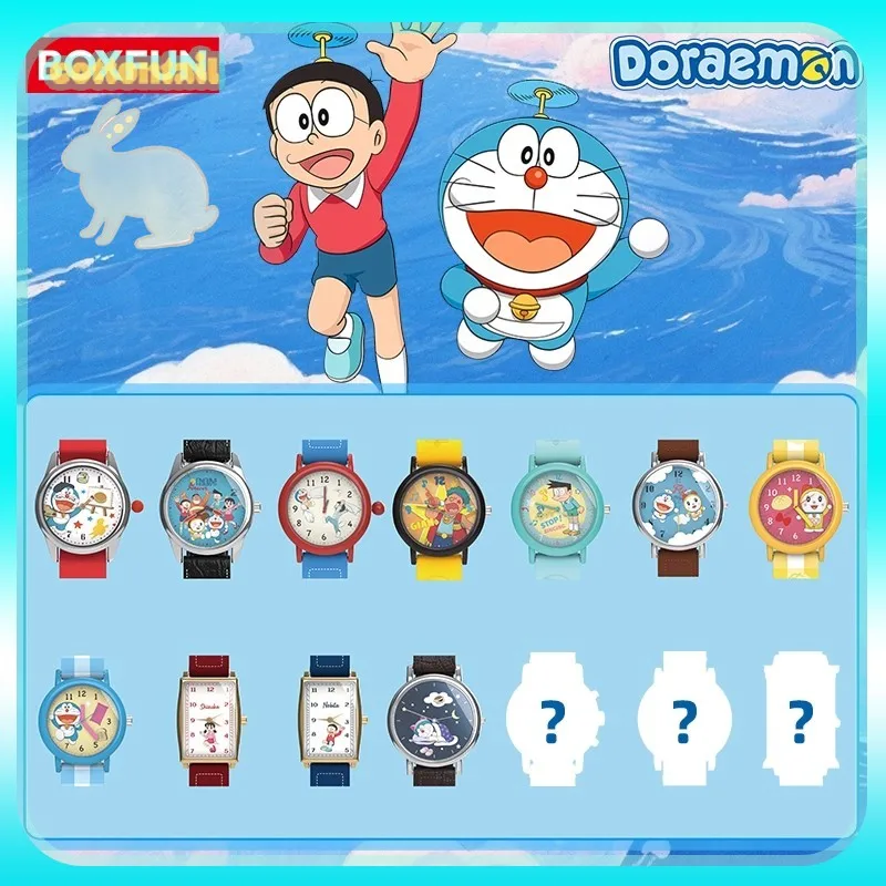 الأصلي Boxfun عبقور ساعة صندوق أعمى المجلد 1 شخصيات كرتونية ساعة ذكريات الطفولة الرسوم المتحركة الطرفية هدايا عيد ميلاد الاطفال