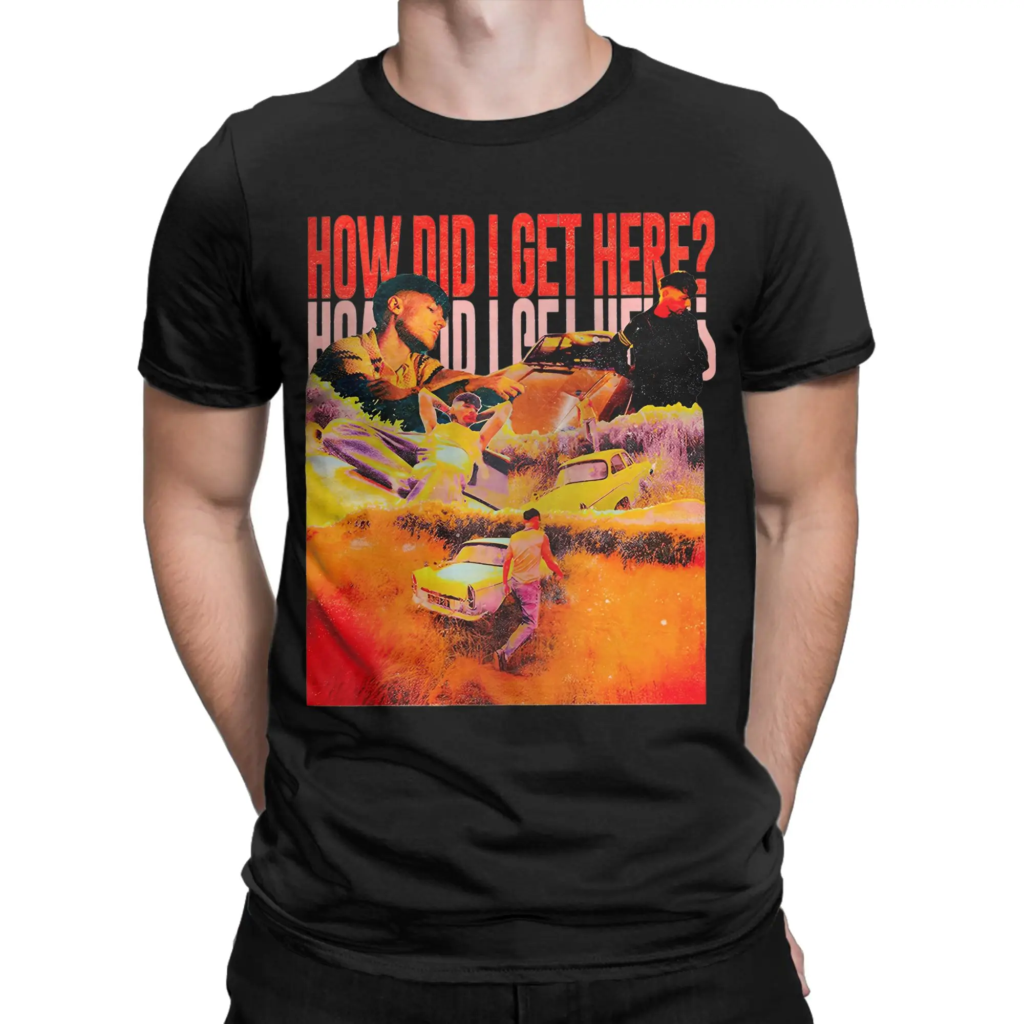 Men Women T-Shirt Louis Tomlinsons Singer 100% Cotton Tees Short Sleeve How Did I Get Here Album T Shirt Clothes Graphic Printed