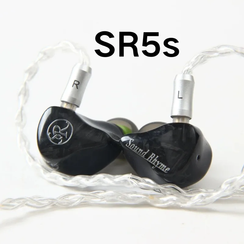 

Sound Rhyme SR5S Knowles 4BA + 1DD Hybrid Wired IEMs 5 Drivers Hifi Audiophile in-Ear Monitors Earphones with 2Pin 0.78mm Cable