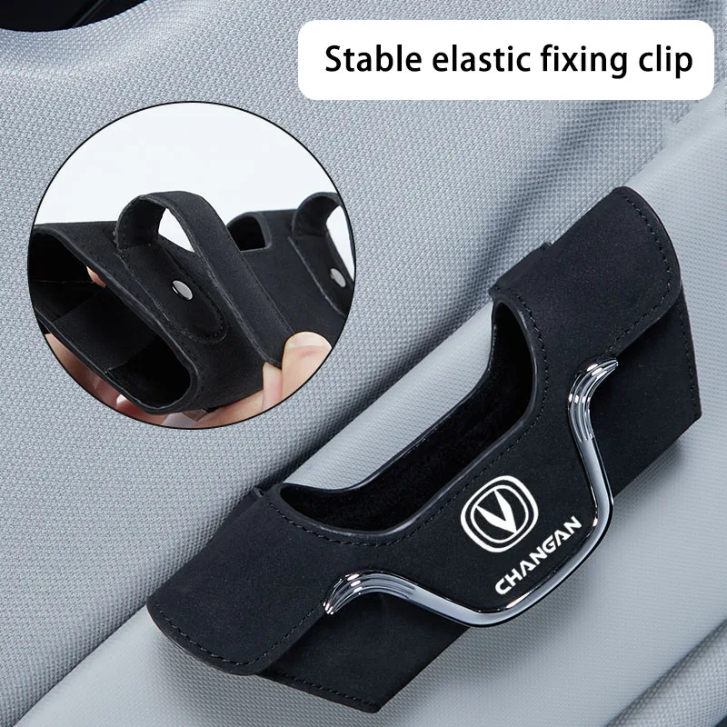 

Changan Cs35 Cs55 Cs65 Gs45 x70 Cs85 Cs75 Cs15 Cs95 X7 Accessories Car Visor Sunglasses Glasses Holder Glasses Case Clip Box