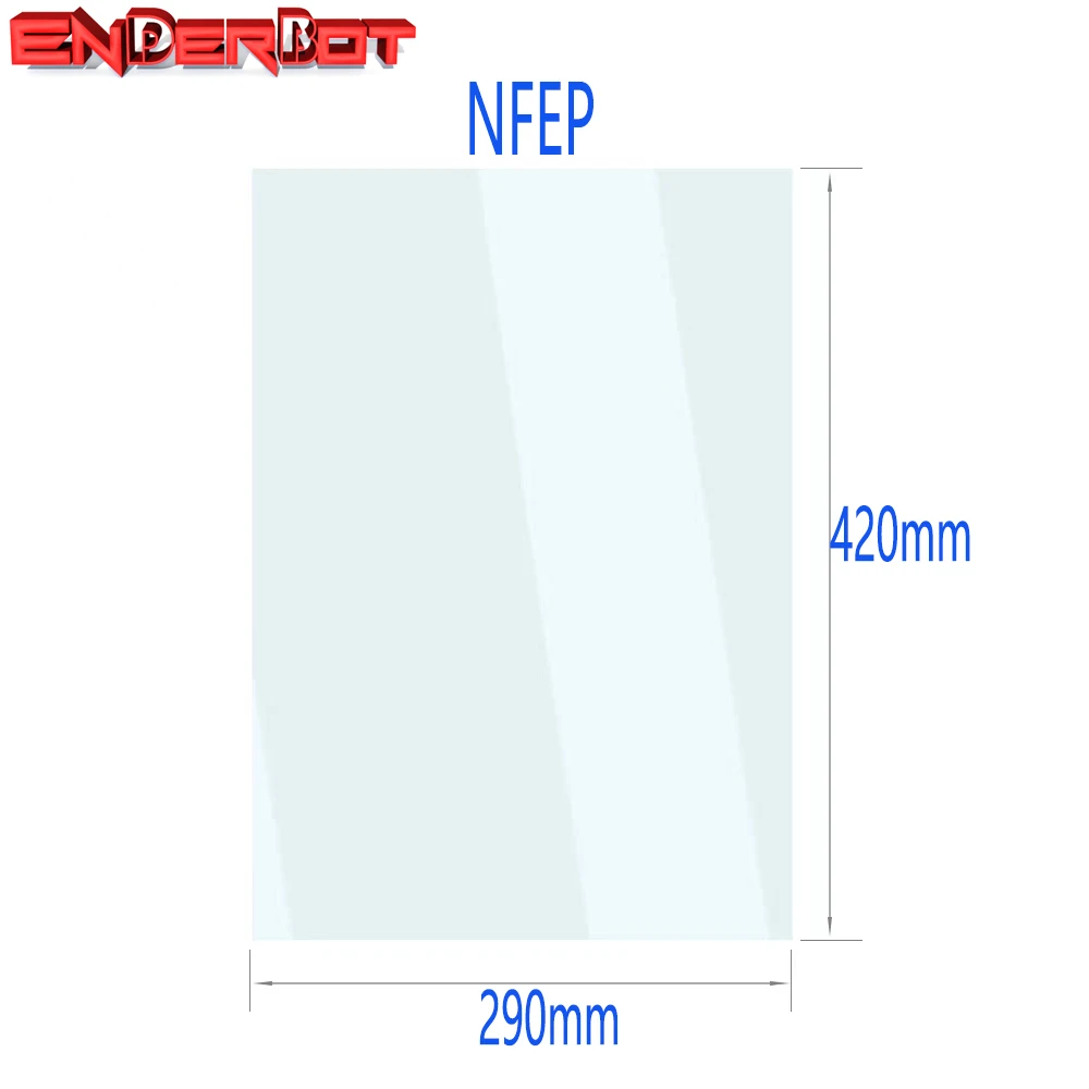 Imagem -02 - Resina uv Acessórios para Impressora 3d Filme Nfep 290*420*0.15 mm para Anycubic Fóton m3 Max e Outros