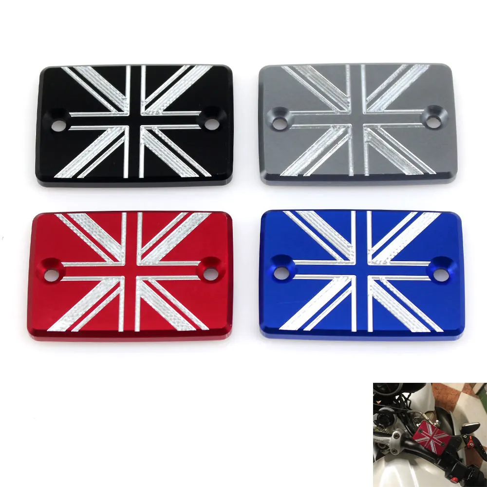 For Street Triple 675 2008-2016 Motorcycle Accessories Front Brake Fluid Tank Reservoir Oil Cup Cover Cap brake pump cover